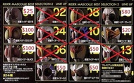 Bandai 幪面超人頭像 假面騎士頭像 Rider Mask Collection Line-up Best Selection Vol 2