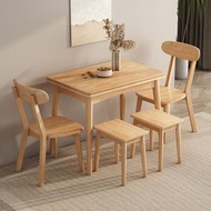 spacioz - 可摺疊餐檯 小戶型飯桌餐桌 - 木紋桌面 原木色 （僅售單枱）