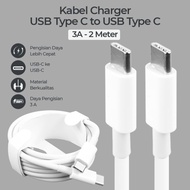 Type C to C Data Cable Fast Charging Cable Type C to Type C 3A Length 2M