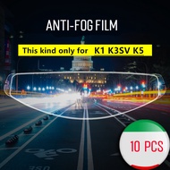 Anti Fog Film for AGV K5 K3SV K1 Motorcycle Helmet Visor Anti Fog Sticker Full Face Helmets Moto casco Accessories Parts