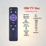 Commonly used for replacing control remote controllers H96 MAX, H96 MAX X3, H96 MAX H616, H96 Mini V