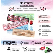 MOFII Sweet Mixed 2.4Ghz Wireless Keyboard Mouse Combo PC Laptop Office Table Gifts Office