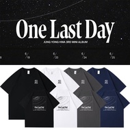Kpop 2025 CNBLUE Jung Yong Hwa One Last Day Round Neck Cotton Short Sleeve Casual Top - Unisex Shirt