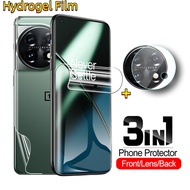 3in1 Front Back Hydrogel Film For Oneplus 13 12 11 11R 12R 1+12 Oneplus11 Oneplus13 5G HD Full Cover