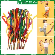 WIN Rhythm Ribbon Streamers Rainbow Streamers Set for Dancing Gymnastics Training
