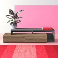 Meja TV Minimalis Modern 150 cm 2 Laci Maks Ukuran TV 50" Varian Warna Model Scandinavian Sudah Dira