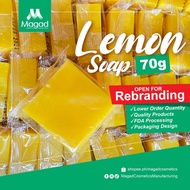 Lemon Exfoliator Soap 70g. Factory SALE OPen for Rebranding