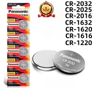 ของแท้ CR2032 ถ่านกระดุม Panasonic รุ่น CR2032 / CR2025 / CR2016 / CR1632 / CR1620 / CR1616 / CR1220 3V Lithium Battery พร้อมส่ง (1 Pack มี 5 pcs)