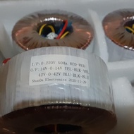 Standard spec toroid transformer 0-220 50Hz 14v-0-14v 42v-0-42v *