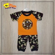 Suit for children aged 6 months - 2 years with army Motif (H346)