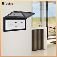 Blesiya 3 Gang Waterproof Outlet Cover Socket Protection Box Socket Panel Cover for Workshop Home Im