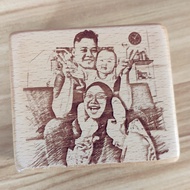 Angelagifts wooden custom song personal Wedding photo engraved digital music box,personalized birthd