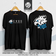 Evos ESPORTS v2 Mobile Legends, AOV, Dota 2 Gaming Game Distro T-Shirt
