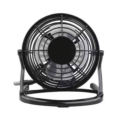 Compact 4" USB Mini Fan with 360-Degree Rotation for Cooling PCs, Laptops and Office Spaces