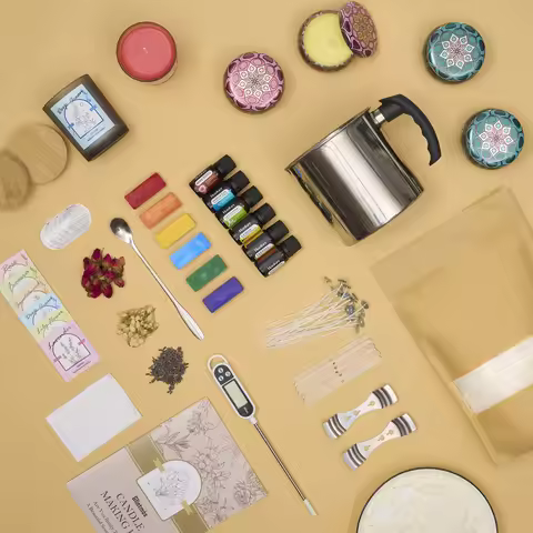 Complete Candle Making Kits for Adults Beginners, DIY Candle Making Supplies, Full Candle Maker Set 