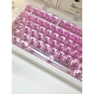 Ice Transparent Keycap Transparent Light 132-Key Mechanical Keycap 75/82/84/87/98/104-Key Universal 