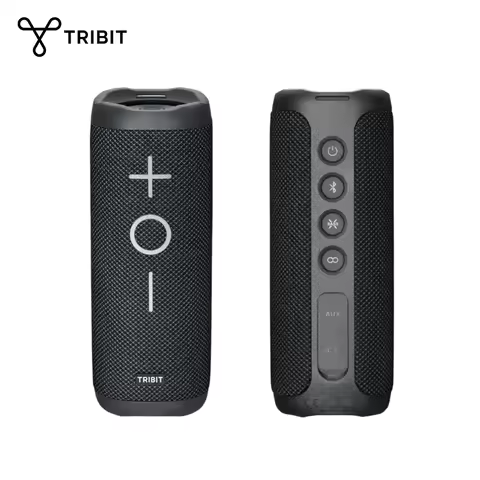 Tribit StormBox 2 Portable Bluetooth Speaker 34W Powerful Sound 360° Surround IPX7 Waterproof, 24-Ho