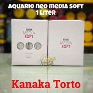 Aquario Neo Media SOFT Premium - 1 Liter - Aquarium Biological Media Filter Media Aquarium Pond Tank