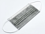 吉田家 - 『香港製造』Medbox成人平面口罩-灰色，30片/盒，獨立包裝