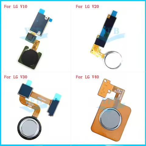 For LG V10 V20 V30 V35 V40 Fingerprint Sensor Flex Cable Assembly Replacement Parts Touch ID Home Bu