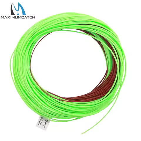Maximumcatch 80FT 4-8WT Mainstream Sinking Tip 3IPS Brown/Lemon Green Color Weight Forward Floating 