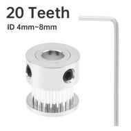 GT2 Timing Belt Pulley 20 Teeth Timing Pulley 2GT Idler Pulley for 6mm Width Belt / CNC Machines 3D 