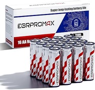 1.5V Lithium AA Rechargeable Batteries 16 Pack - 3600mWh High-Capacity Double A Battery with Constan