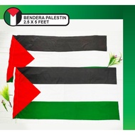 BENDERA PALESTIN   Palestine National Flag [2.5ftx5ft] & [2ft X 3.5ft] & [1ftx2ft]