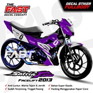 Stiker Striping Full Body Satria FU Facelift 2013 - Desain Racing Ohlins