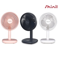 Shinil Desktop Mini Fan Noiseless Small Desk Fan Blower Rechargeable Cordless Fan