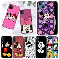 Samsung A12 A22 A32 A52 4G A32 A42 A52 5G Lovely Mickey Mouse Soft Black Phone Case