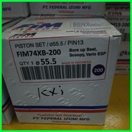 ▼ ♣ ☬ Piston piston piston kit set bore up FIM 74XB Size 53.5 54 54.5 55 56mm pen pin 13mm
