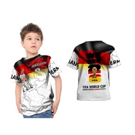 FIFA World Cup 2026 Casual Kids T-shirt Jersey Germany Country Custom Full Print