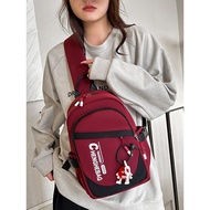 Beg lelaki beg lelaki viral Large Capacity Cycling Fashion Trendy Chest Bag