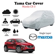 For Mazda CX3 CX-3 Yama Car Covers Selimut Kereta Single Layer Dust Proof SUV Car UV Protection