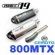 Project79 Exhaust CFMOTO 800MTX Slip On Tabung Muffler Stainless Steel Link Pipe Accessories Motor 8