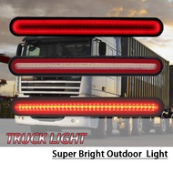 2PCS 3 In 1 126LED Truck Brake Stop Lamp  24V Tail Brake Stop Light Flowing Turn Signal Light Waterproof RV LED Tail Lights