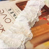 1y 90cm Side Vent Lace Fabric (There Are Many Colors To Choose From) Size Width 6 cm x Length 90 cm.