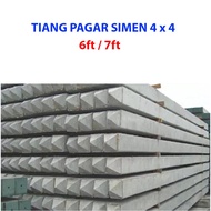 4" x 4" Concrete fence pole / Tiang Konkrit / Tiang Pagar Simen 4x4