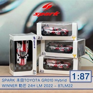 [Brand New] SPARK Toyota 1: 87 Le Mang GR010 WINNER 24H LM 2022 87LM22