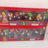 8cm Boxed Super Mario Brothers Doll Mario Louis Mushroom Yoshi Gorilla Anime Collection Model Figure