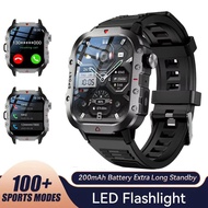 Rugged Military Smart Watch Men's Outdoor Watch Voice Bluetooth Call Blood Pressure Oxygen
