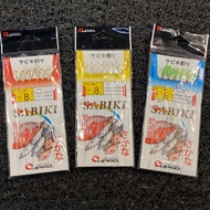 Eupro Sabiki Apollo 4 Jenis (Kulit Ikan,Bulu Hijau,Kulit Ikan+Bulu Hijau) Size #8 #10 #12 #14