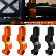 FOR KTM 790 Adventure R  790 Adventure S  790 Adventure Handlebar Master Cylinder Mirror Adapter Mou