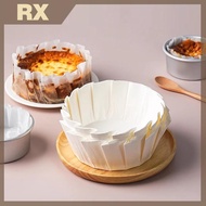 Basque Cheesecake Oil Paper Tray Foldable Cake Mold Disposable Release Mousse Cake Paper Baking Oil 