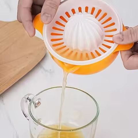 1pcs Portable Hand Press Manual Juicer Detachable Stable Citrus Juicer Juice Extractor Plastic Hand