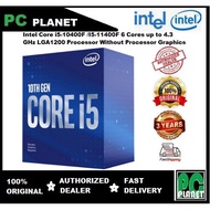 Intel Core i5-10400F /I5-11400F 6 Cores up to 4.3 GHz LGA1200 Processor Without Processor Graphics