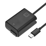 [LIS1] Andoer DC Coupler Dummy Battery and USB-C Type-C AC Converter Power Adapter Cable for NP-FW50