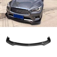 Carbon Fiber Q50 Front Bumper Chin Lip Splitter For INFINITI Q50 Base Standard 2018