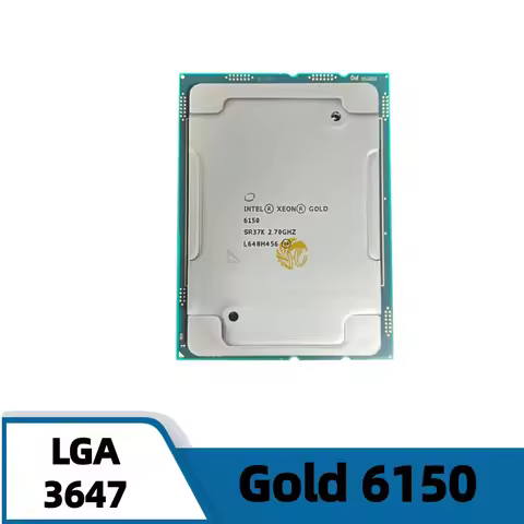 Intel Xeon Gold 6150 SR37K 24.75M Cache 2.70GHz 18-cores 165W LGA3647 CPU GOLD6150